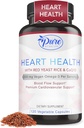 Pure By Nature Rode Gist Rijst met CoQ10 Supplement voor mannen & vrouwen, 200mg Vegan Omega 3 Per Serving, Glutenvrije Non-GMO, 120 Capsules
