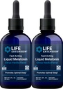 Levensverlenging Snelwerkende vloeibare Melatonine (Citrus-Vanilla), 2 Fluid Ounces (verpakking van 2)