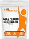 BulkSupplements.com Wei Proteïneconcentraatpoeder - Wei Proteïnepoedersupplement, ongezoet, ongearomatiseerd en glutenvrij, 30 g per portie, 1 kg (verpakking van 1)