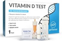 getTested Vitamin D Test Kit at Home - Self Test for Vitamin D Deficiency - Fast, exact Results - Easy to Use - No Lab Required - Inclut Lancet Buffer Cassette - Doigt Prick Test sanguin