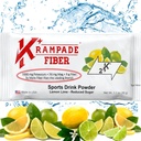 Krampade Fiber Supplement Electrolytes Powder - 9g Prebiotic Fiber + 2000mg Kaliumsupplement + Magnesium 