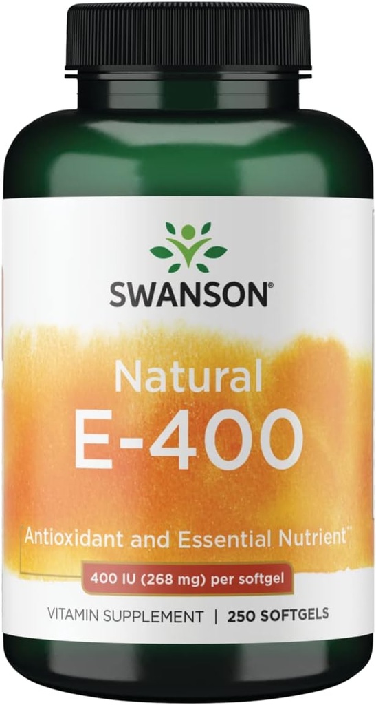 Swanson natuurlijke vitamine E 400 Iu (268 Milligrammen) 250 Sgels