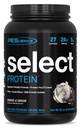 PEScience Select Poudre de protéines, mélange de lactosérum et de caséine, poudre de protéines propres pour les femmes et les hommes, faible teneur en calories, faible teneur en glucides, kéto amical, sans gluten - Cookies et crème - 27 portions