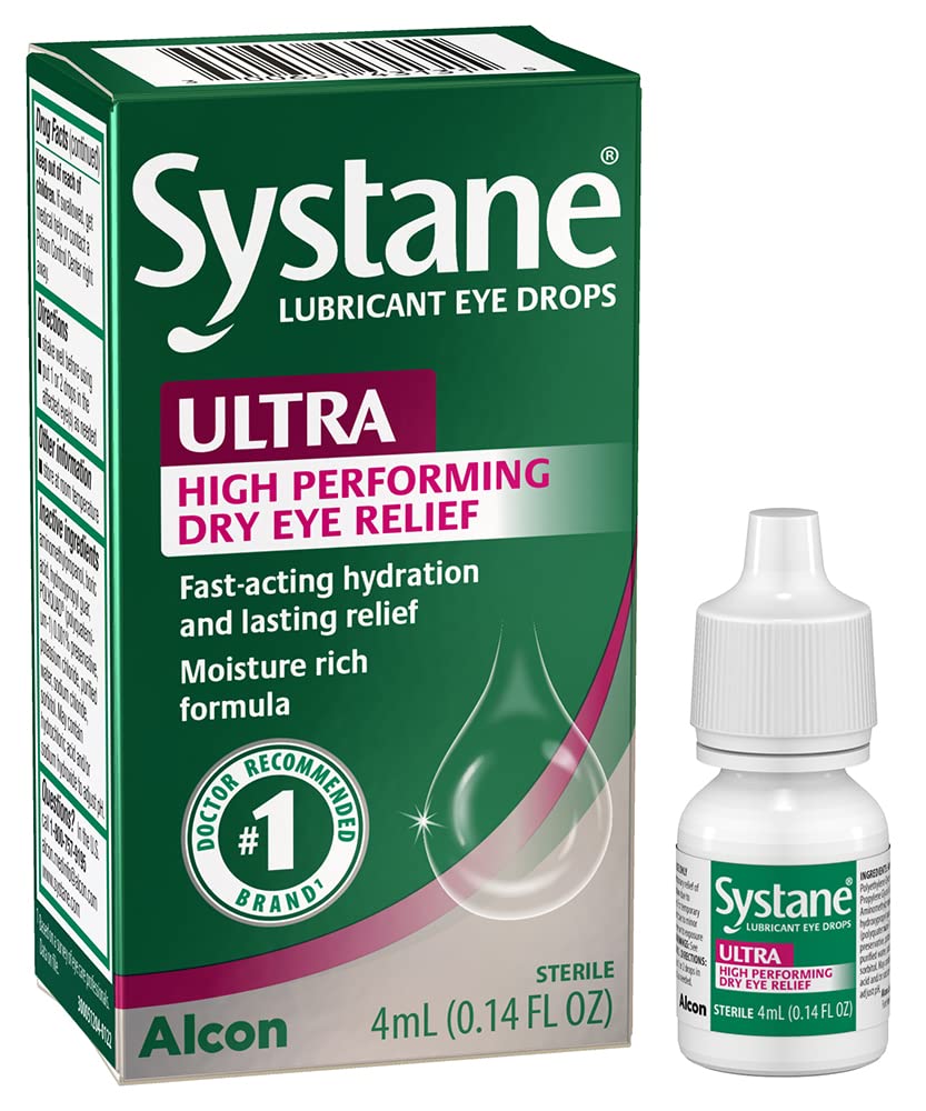 Systane Ultra Lubrifiant gouttes oculaires, 0,14 Fl Oz (paquet de 1)