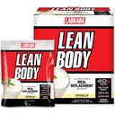 Lean Body MRP All-In-One Vanille Maaltijd Vervangingsshake, 40g Proteïne, Wei Blend, 8g Gezonde vetten EFA's & Vezel, 22 Vitaminen en Mineralen, Geen kunstmatige kleur, Glutenvrij, (20 Packets)