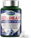 Himalaya Shilajit Capsules Balance Hormonen, Boost Immuniteit, Verbeter vitaliteit & Geheugen, High-Potency Supplement met diverse ingrediënten,Non-GMO Natural & Organic - 60 Counts