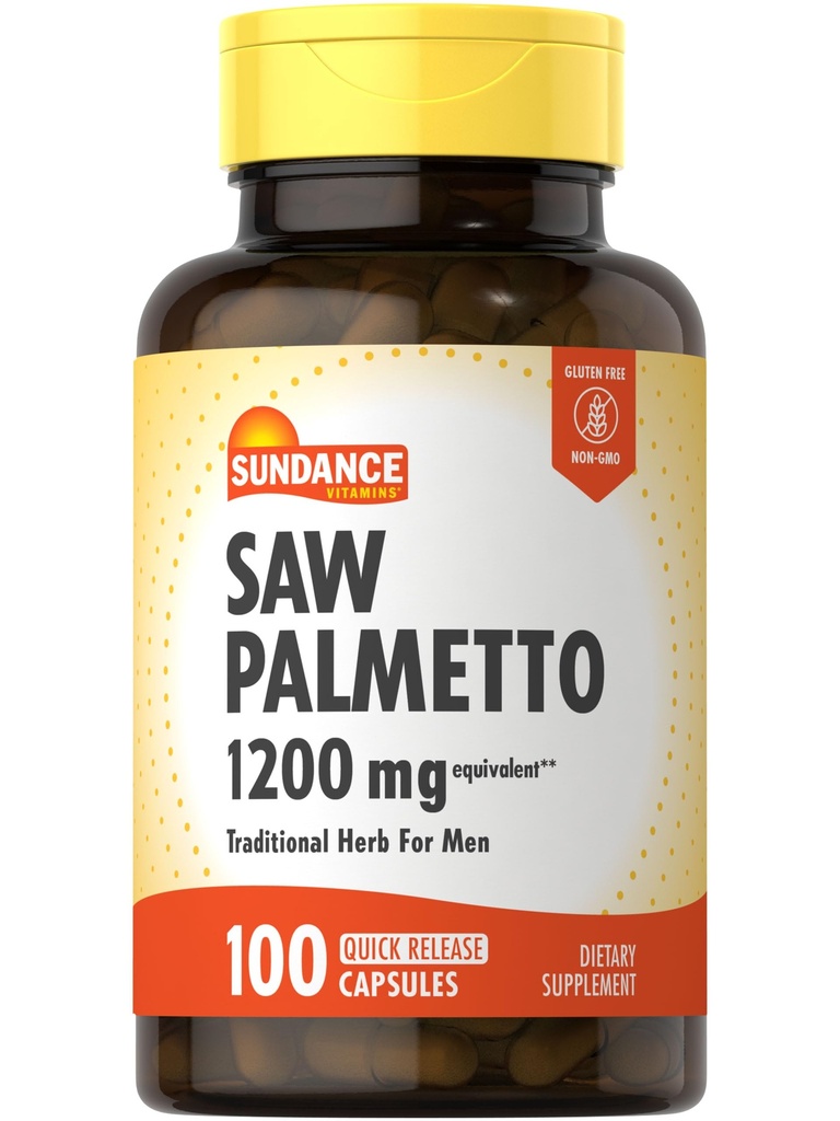 Sundance Saw Palmetto voor mannen 100 Quick Release Capsules