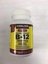 Kirkland Handtekening Vitamine B12, 1200 mcg, 360 tabletten