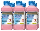 Solution d'électrolyte de fraise sensée, remplace les électrolytes, les fluides et le zinc, les enfants et les adultes, 33,8 onces de fluides (paquet de 6)