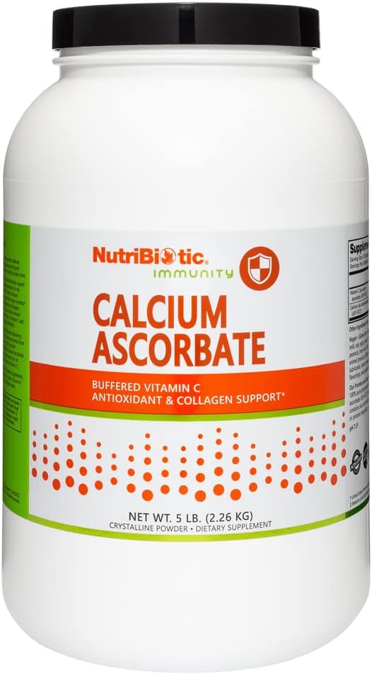 NutriBiotic - Calcium Ascorbaat Vitamine C Poeder, 5 Lb 