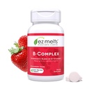 EZ Melts Dissolvable Vitamin B-Complex met Methyl B12 en Methyl Folate, Sugar-Free, 2-maand levering - 1 Pack