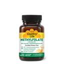 Country Life Methylfolaat Kauwtabletten - Metabole Actieve Folaat - Grote Proeverij Oranje Smaak - Glutenvrij - Glad Melten - Vegan B12 - Vrouwelijke Vitaminen - Dagelijks supplement - 60 tabletten