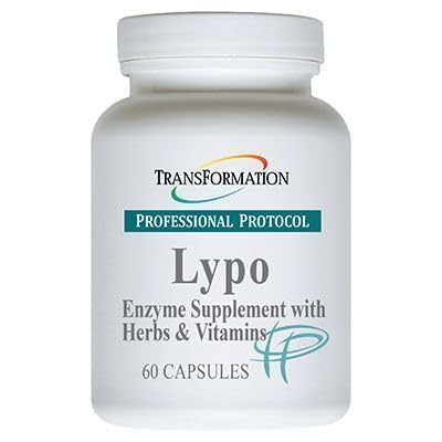 Transformatie Enzymen Lypo Enzyme Supplement met Kruiden en Vitaminen voor Digestieve Gezondheid, 60 Caps