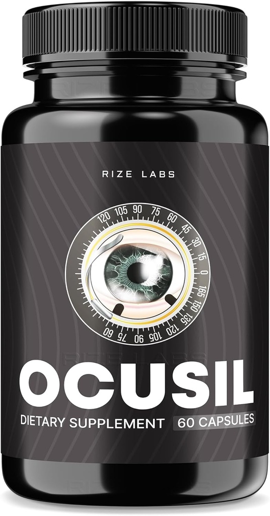 Ocusil Capsules, Ocusil Support Eye Supplement, Ocusil Smeermiddel om de concentratie en focus te verbeteren, Ocusil All-Natural Pillen voor gezonde ogen, Ocusil Ogenzicht Reviews (60 Capsules)