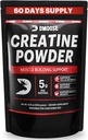 DMoose Creatine Monohydraat Poeder - Creatine Powder for Muscle Gain & Recovery Supplement - 300g Per Serv (5g) 2 Scoops - 60 Servers