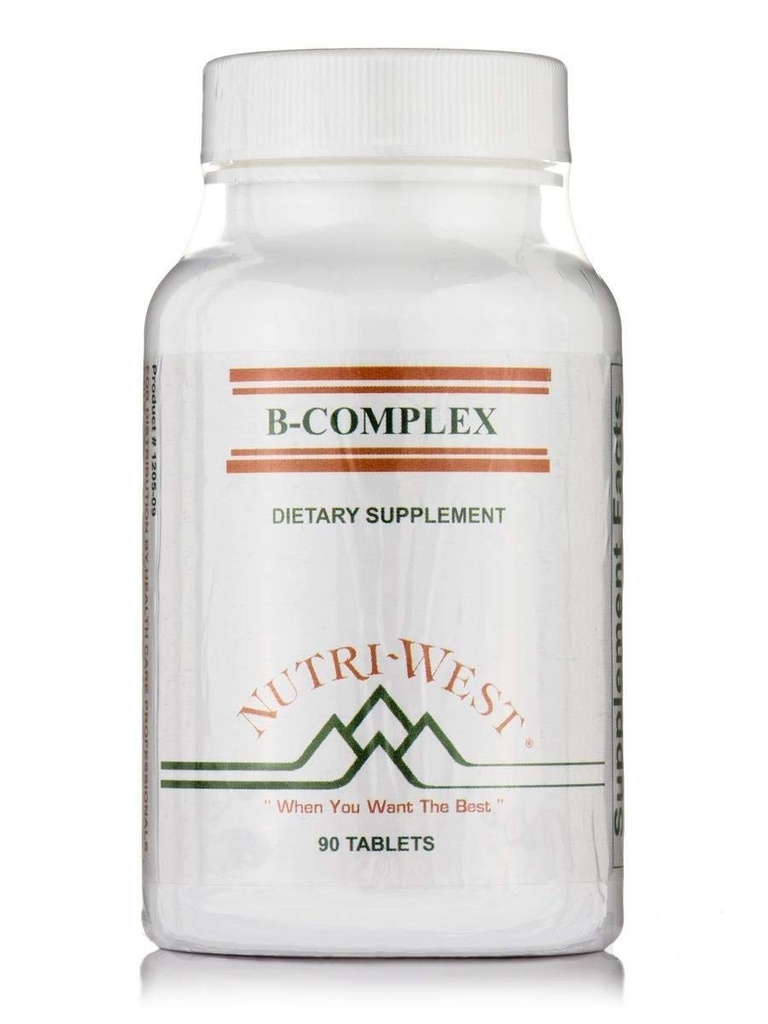 B-complex - 90 tabletten van Nutri West