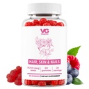 VITA GLOBE Haar, Huid & Nagels + Collageen Gummies 20mg met vitamines A, C, D, E, B6 & Biotin 