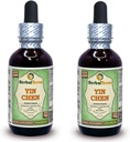 Yin Chen, Capillary Wormwood (Artemisia Scoparia) Glycerite, gedroogd kruidenalcohol-FREE Liquid Extract (Grote naam: HerbalTerra, Trots gemaakt in USA) 2x2 fl.oz (2x60 ml)