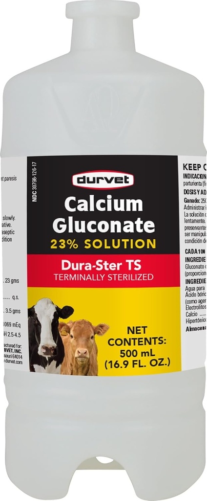 Durvet Calcium Gluconaat 23 Procent Solution