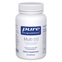 Pure Encapsulations Multi T/D - Multivitamine & Mineral Supplement - for Daily Wellness, Cardiovasculaire & Immune Health* - Rich in Vitaminen & Minerals - Glutenvrij & Vegetarian - 60 Capsules