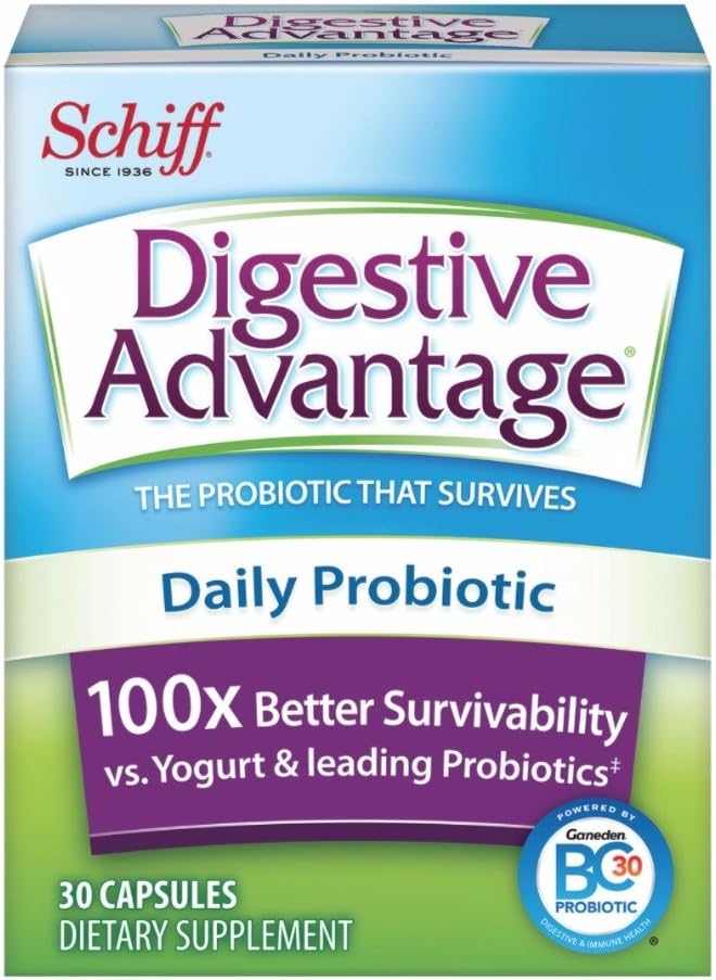 Digestief voordeel Dagelijkse Probiotica, 30 capsules (verpakking van 3)