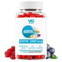 VITA GLOBE Biotin Gummies 5.000 mcg Extra sterkte Haar, Huid & Nails Ondersteuning 