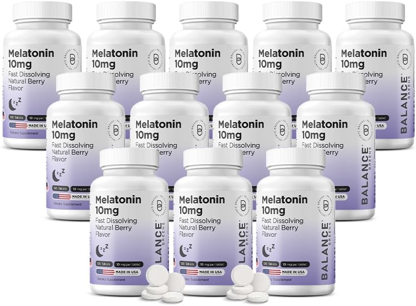 Balancebreens Melatonine 10mg Fast-Dissolve, 120 Tablets 