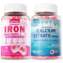 Calcium citraat 1000mg Gevulde Gummies + Iron Bisglycinate 26mg
