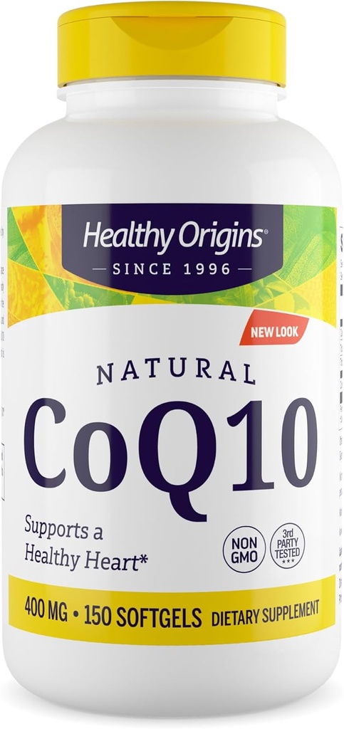 Gezonde oorsprongen® CoQ10 400 mg Natuurlijke Trans-Isomer Ubicurrên 