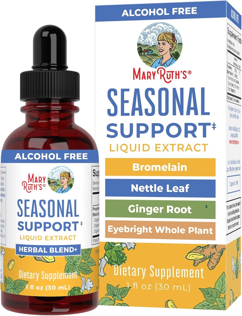 MaryRuth Organics Seizoengebonden ondersteuning Liquid Extract Kruiden Blend Gember Root 