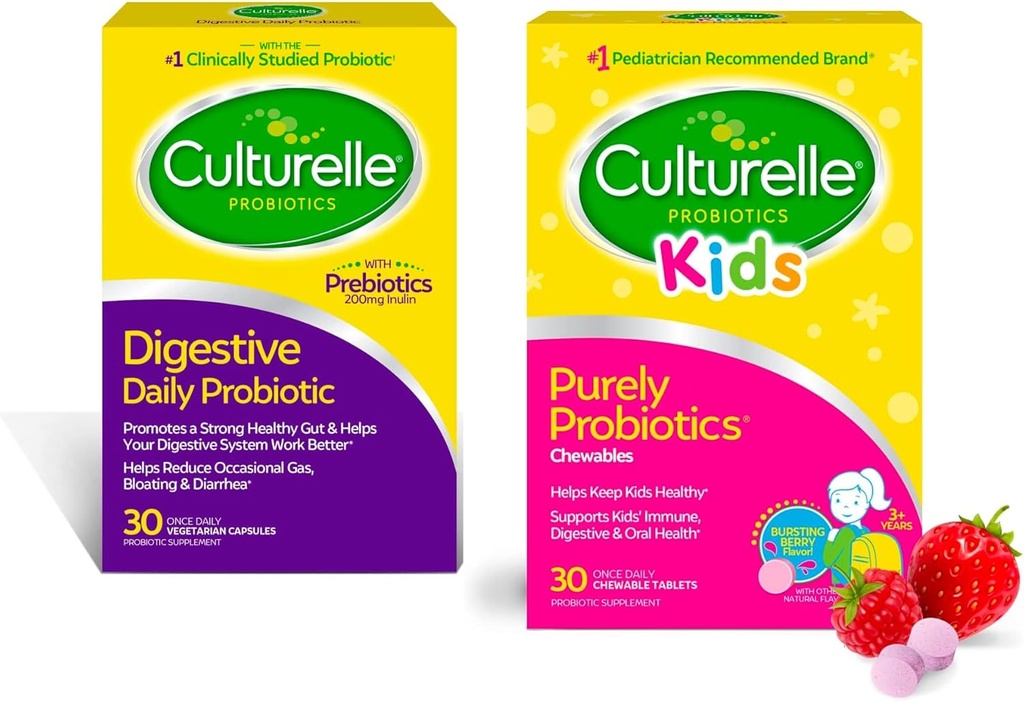 Culturelle Digestive Health / Kids Chewables Bundle