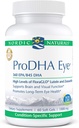 Nordic Naturals ProDHA Eye - Fish Oil, 360 mg EPA, 845 mg DHA, 20 mg FloraGLO Lutein, 4 mg Zeaxanthine, Ondersteuning voor neurologische functie en langetermijnooggezondheid*, 60 Zachte Gels