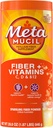 Metamucil Sparkling Fiber Supplement + Vitaminen, Plant Based Psyllium Husk Powder met vitamines C, D & B12, Dagelijkse vezel Supplement voor de spijsvertering, Citrus smaak, Suikervrij, 90 Servers