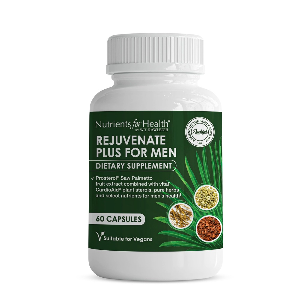 Rawleigh Rejuvenate Plus voor mannen: 60 Vegan Capsules 
