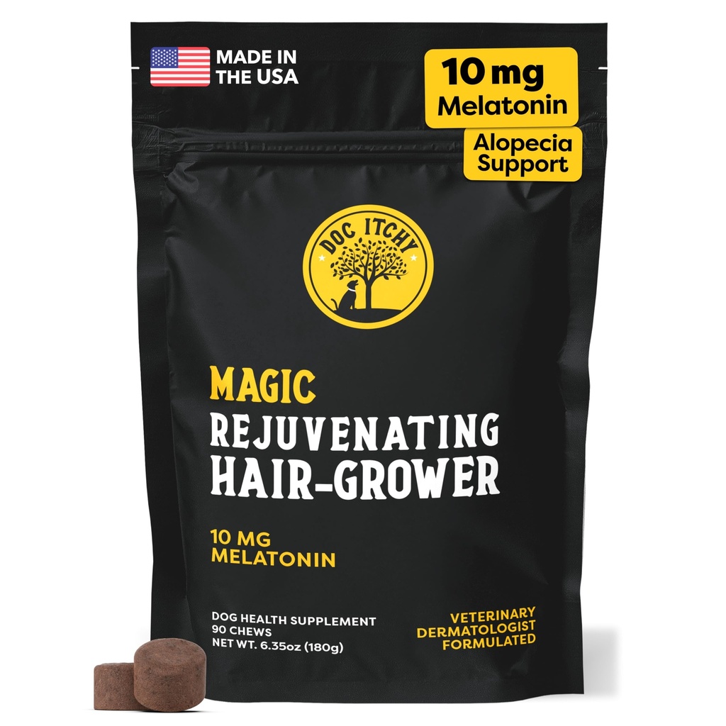 Doc Itchy Rejuvenating Hair-Grower Dog Pet Chews 