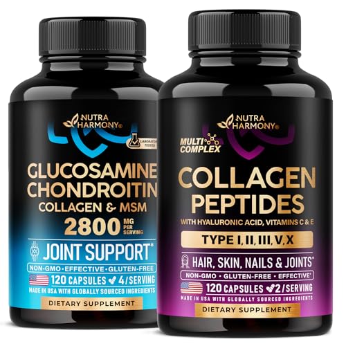 NUTRAHHARMONISY Glucosamine Chondroitine & Collageen Peptides Capsules