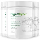 DigestSync Digestie Supplement voor Gut Health - Natuurlijke poeder voor spijsverteringsondersteuning, opgeblazen verlichting voor vrouwen & mannen, 100% natuurlijk groen poeder - 3 maanden levering