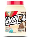 GHOST Wei Proteïnepoeder, Melkchocolade - 2LB, 25G proteïne - Wei Proteïne Blend - Post Workout Fitness & Voedingsshakes, Smoothies, Bakken & Cooking - soja & Glutenvrij