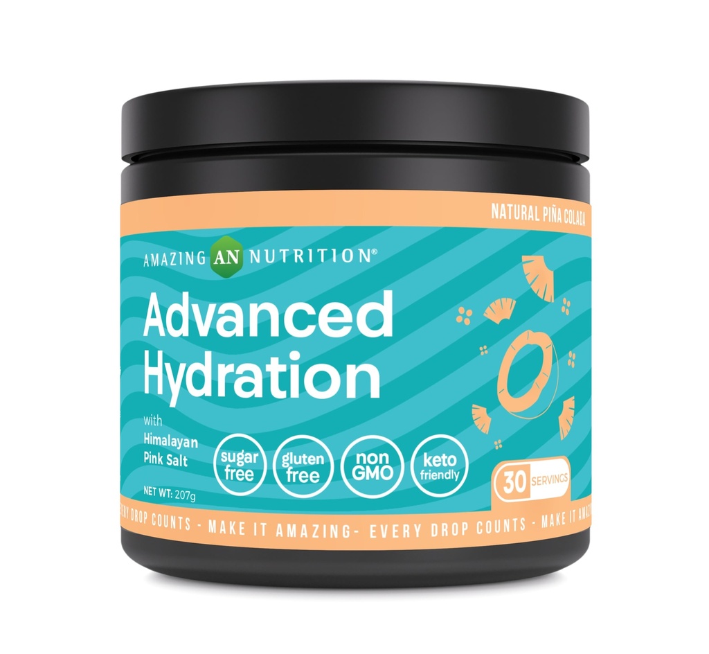 Verbazingwekkende voeding Advanced Hydration, Electrolyte Powder 30 Servations 