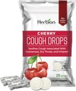 HERBION Naturals Hoestdruppels met natuurlijke kersensmaak, Dieetsupplement, Soothes Hoest, voor volwassenen en kinderen ouder dan 6 jaar, 25 druppels, Geen kunstmatige smaak, Pack van 1