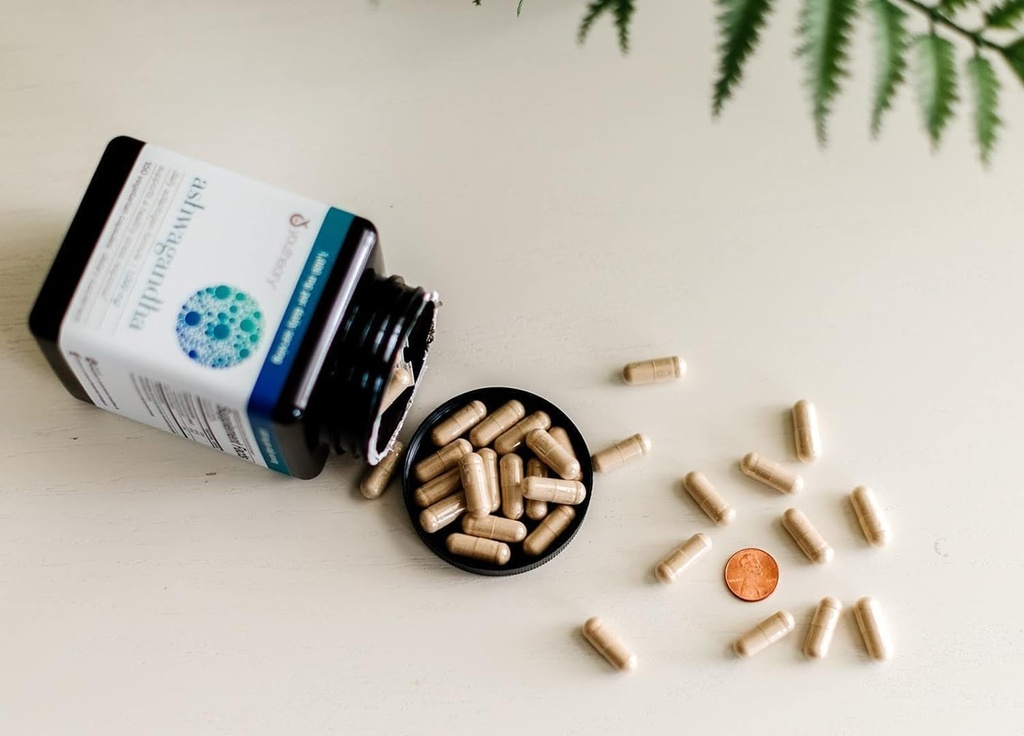 Ashwagaandha Supplement Biologische KSM-66 Ashwagaandha Vegetarische Supplement 180 Capsules, 1000mg per dagelijkse portie, Help Ondersteuning Gezonde Stress Management Response, Wissen