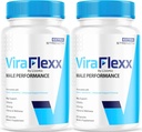 (2 verpakkingen) ViraFlexx Pro Capsules for Men, Original ViraFlexx Pro Man Support Pillen Alle natuurlijke ondersteuning Algemene gezondheid, ViraFlex Premium Advanced Formula, Vira Flexx Reviews, 120 capsules voor 2 maanden