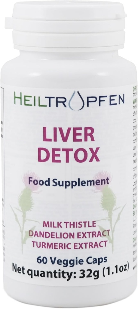 Heiltropfen Lever Detox Vegetarische caps 
