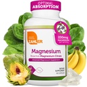 Zahler - Magnesium Supplement Capsules 200 mg (90 Count) Gecertificeerde Kosher Bioactive Magnesium Citraat voor Max Absorptie - Natuurlijk Magnesium Mineraal voor Mannen & Vrouwen - Beste Magnesium Supplementen