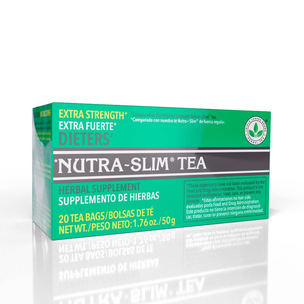 Triple Leaves Merk Nutra-Slim Thee (20 theezakken), Extra sterkte Dieters