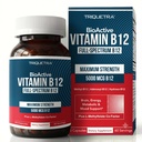 BioActive Vitamin B12 - 5000 mcg, Bevat 3 BioActive Forms B12 Plus Methylfolet Cofactor - Methyl B12, Adenosyl B12 & Hydroxy B12 