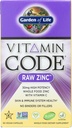 GARDEN OF LIFE Vitamine Code Zink Vegan Capsules, 60 CT