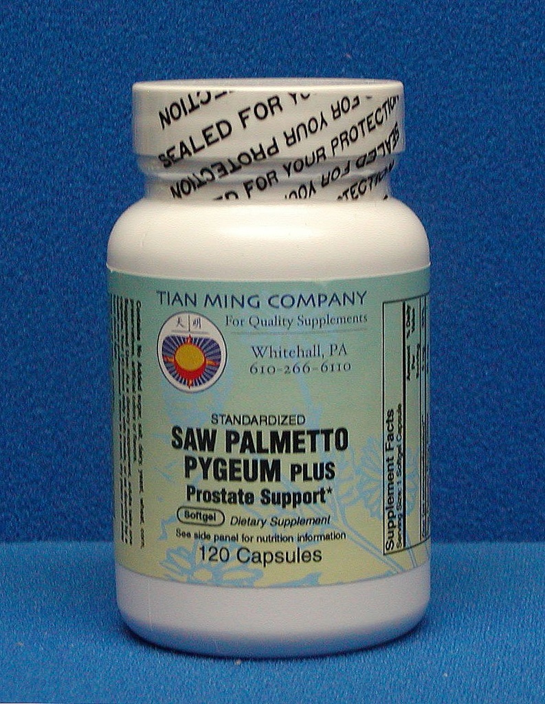 Prostate Support Saw Palmetto Pygeum Plus et plus de 120 Softgels