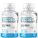 Nature's Fusions GlyNAC-ET NAC Supplement N-Acetyl Cysteine Ethyl Ester - 20x More Bio available - Glycine & N-acetylcysteïne Ethyl Ester Anti Aging Supplement, Boost Glutathion Pack of 2-120 Count