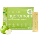 Boobie Hydromom Superfood Electrolyte Drink Mix, Green Apple 